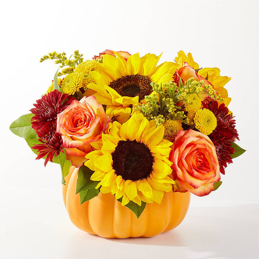Golden Gourd Pumpkin Bouquet – VEEDERSBURG FLORIST & GIFTS, Veedersburg IN