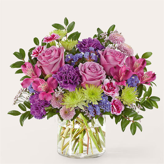 Glass Half Full Bouquet – VEEDERSBURG FLORIST & GIFTS, Veedersburg IN