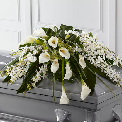 Angel Wings Casket Spray – VEEDERSBURG FLORIST & GIFTS, Veedersburg IN