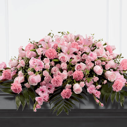 Garden of Comfort Casket Spray (Standard) – VEEDERSBURG FLORIST & GIFTS, Veedersburg IN