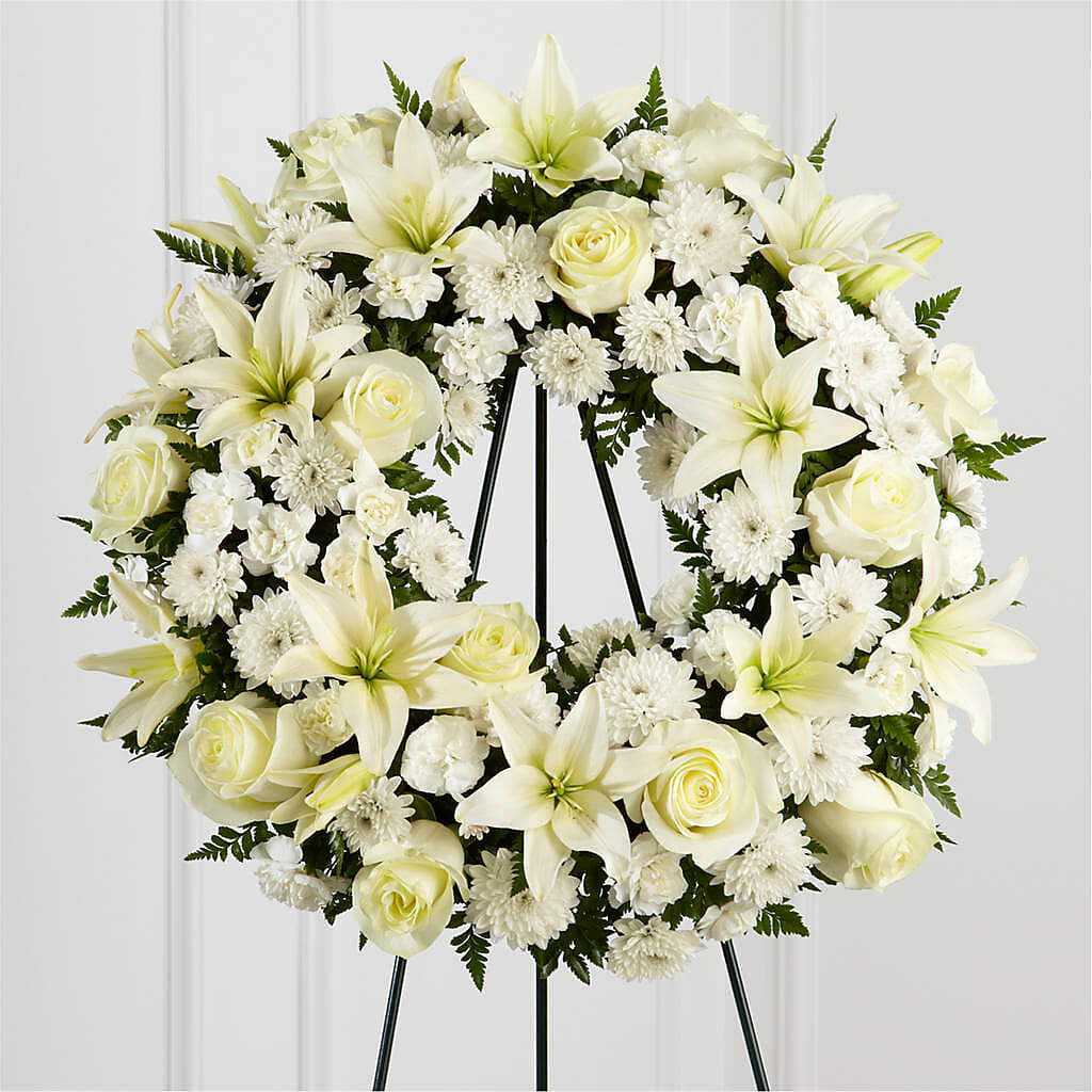 Treasured Tribute Wreath – VEEDERSBURG FLORIST & GIFTS, Veedersburg IN