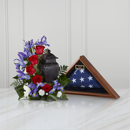 Patriotic Tribute Arrangement – VEEDERSBURG FLORIST & GIFTS, Veedersburg IN