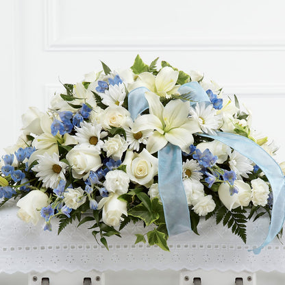 Tender Treasure Casket Spray – VEEDERSBURG FLORIST & GIFTS, Veedersburg IN