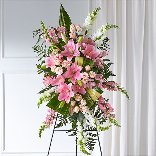Elegant Embrace Standing Spray – VEEDERSBURG FLORIST & GIFTS, Veedersburg IN