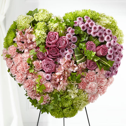 Heartwarming Standing Heart – VEEDERSBURG FLORIST & GIFTS, Veedersburg IN
