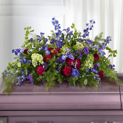 Always Treasured Casket Spray – VEEDERSBURG FLORIST & GIFTS, Veedersburg IN