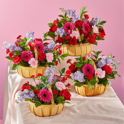 Pink Picnic Basket – VEEDERSBURG FLORIST & GIFTS, Veedersburg IN