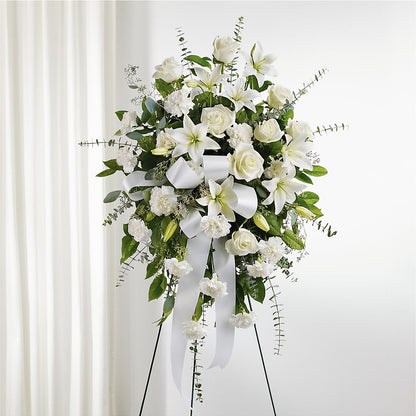 With Care Standing Spray – VEEDERSBURG FLORIST & GIFTS, Veedersburg IN