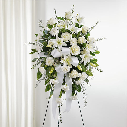 With Care Standing Spray – VEEDERSBURG FLORIST & GIFTS, Veedersburg IN
