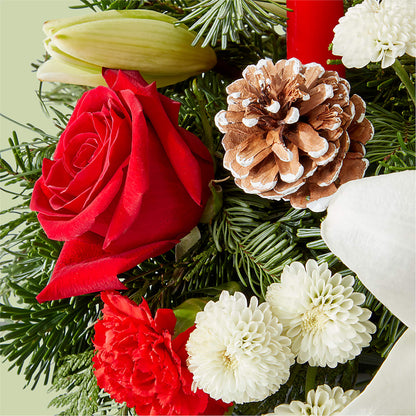 Seasonal Festivities Centerpiece – VEEDERSBURG FLORIST & GIFTS, Veedersburg IN