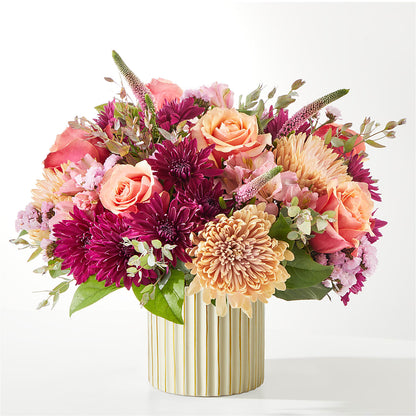 Berry Cobbler Bouquet with Ivory Vase – VEEDERSBURG FLORIST & GIFTS, Veedersburg IN